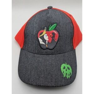 New Evil Queen Snow White Princess Disney 2025 Villain Hat Cap Blue Red W/Tags